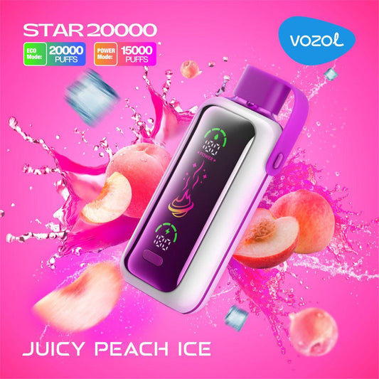 Vozol STAR 20000 - Juice Peach Ice